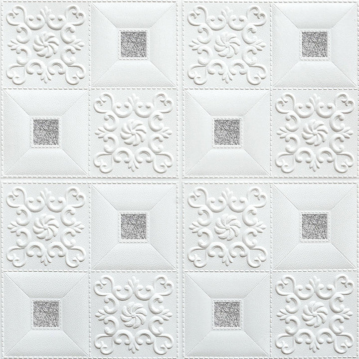 Lisslune | Modern wall covering foam 3D embossed peel and stick wall panel