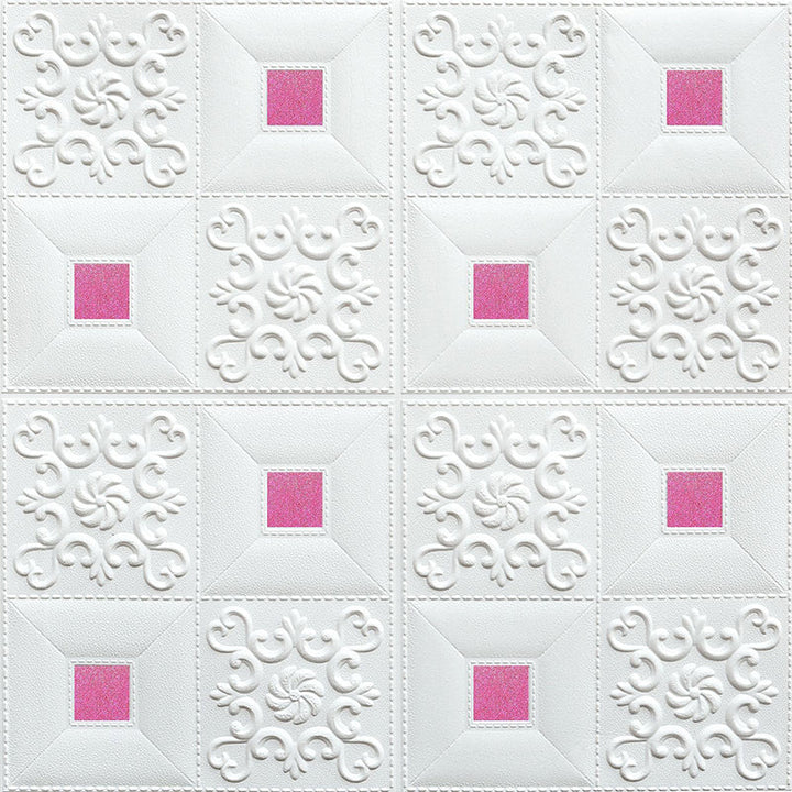 Lisslune | Modern wall covering foam 3D embossed peel and stick wall panel