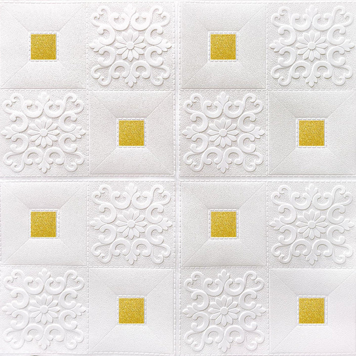 Lisslune | Modern wall covering foam 3D embossed peel and stick wall panel