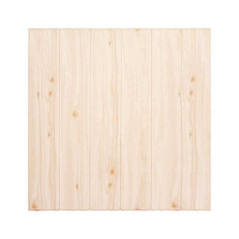 Lisslune | Wood look interior decor panels for peeling and sticking 3D relief wall cladding