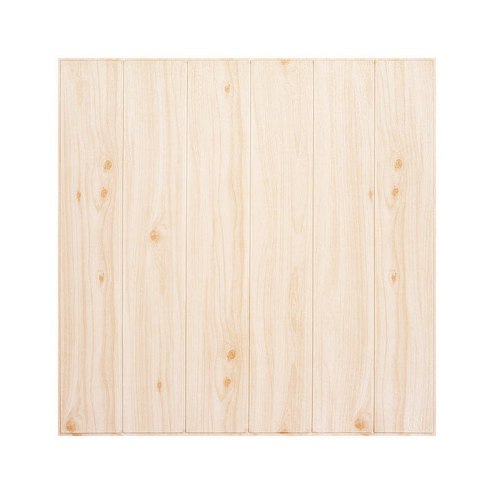 Lisslune | Wood look interior decor panels for peeling and sticking 3D relief wall cladding