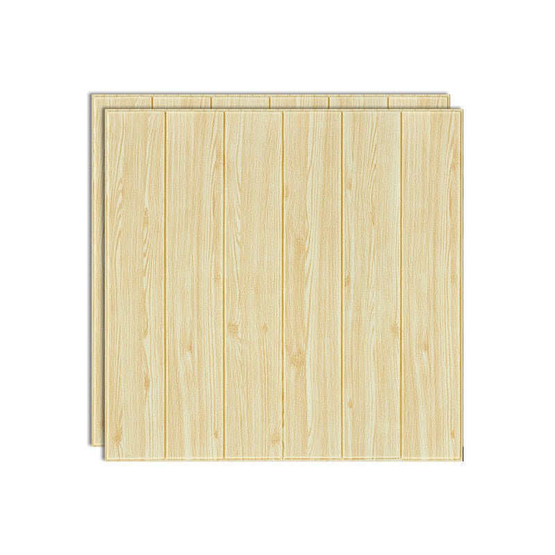 Lisslune | Wood look interior decor panels for peeling and sticking 3D relief wall cladding
