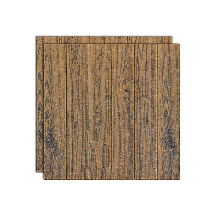 Lisslune | Wood look interior decor panels for peeling and sticking 3D relief wall cladding