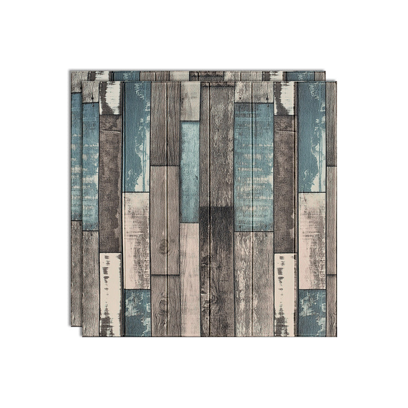 Lisslune | Wood look interior decor panels for peeling and sticking 3D relief wall cladding