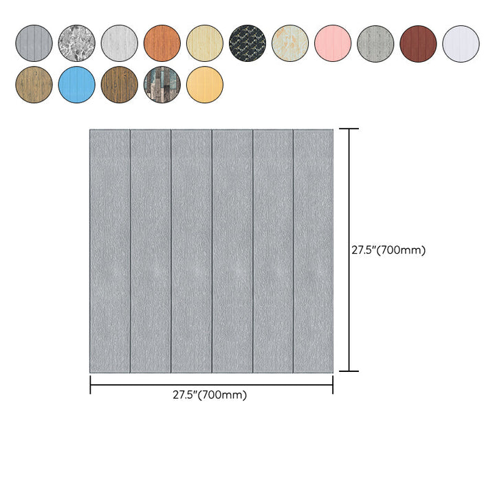 Lisslune | Wood look interior decor panels for peeling and sticking 3D relief wall cladding