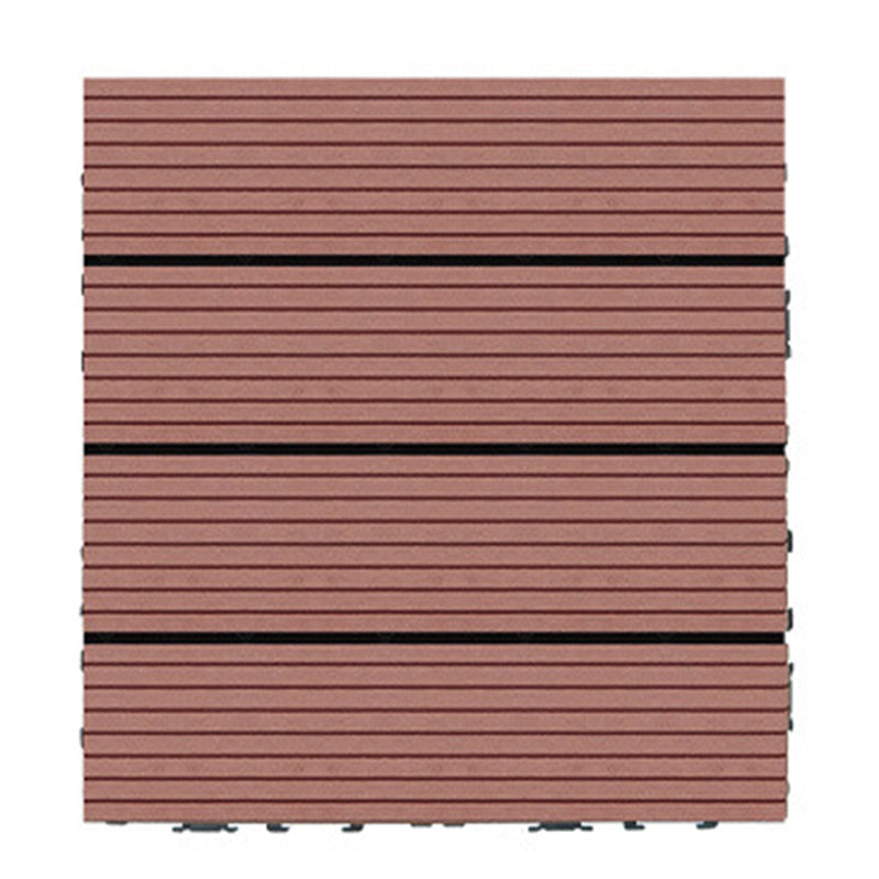 Lisslune | Wire brushed wooden floor tiles Click-Lock engineered wood for patio garden