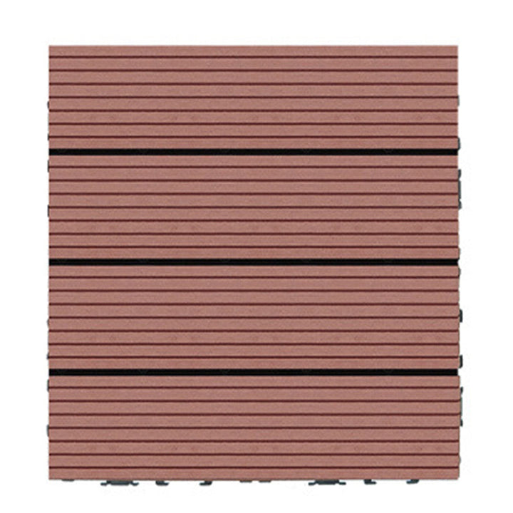 Lisslune | Wire brushed wooden floor tiles Click-Lock engineered wood for patio garden
