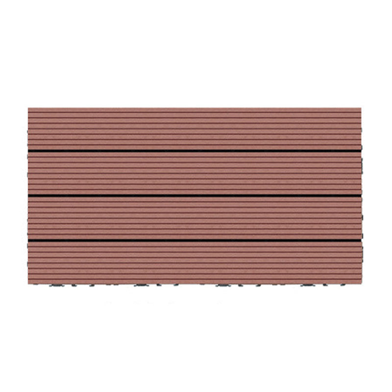 Lisslune | Wire brushed wooden floor tiles Click-Lock engineered wood for patio garden