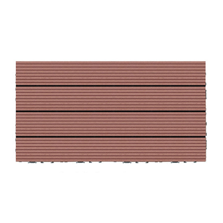Lisslune | Wire brushed wooden floor tiles Click-Lock engineered wood for patio garden
