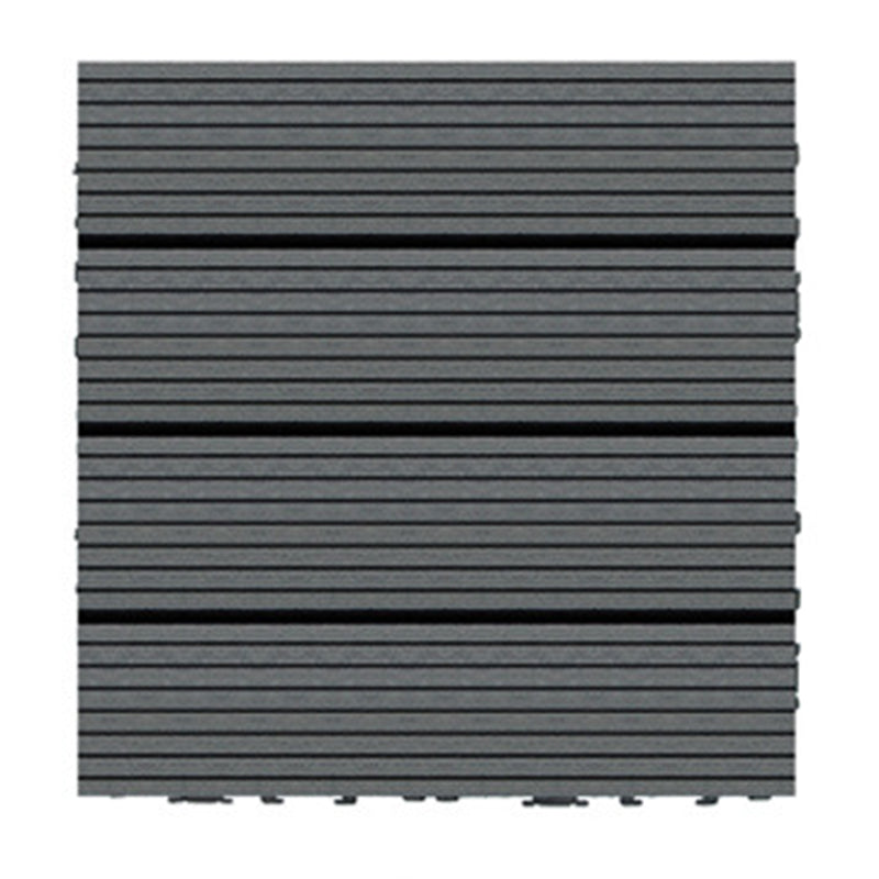 Lisslune | Wire brushed wooden floor tiles Click-Lock engineered wood for patio garden