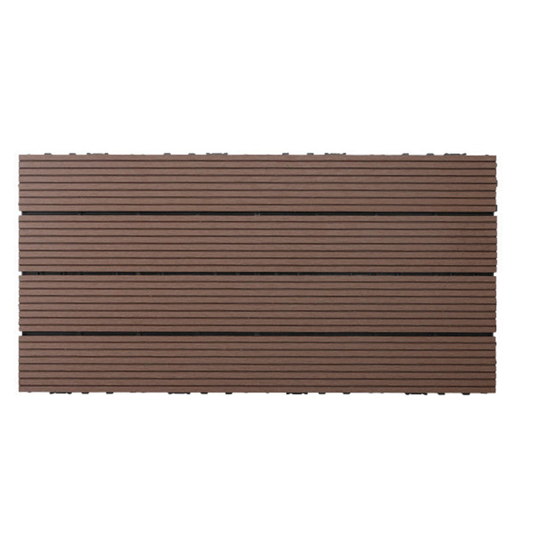 Lisslune | Wire brushed wooden floor tiles Click-Lock engineered wood for patio garden