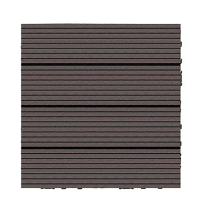 Lisslune | Wire brushed wooden floor tiles Click-Lock engineered wood for patio garden
