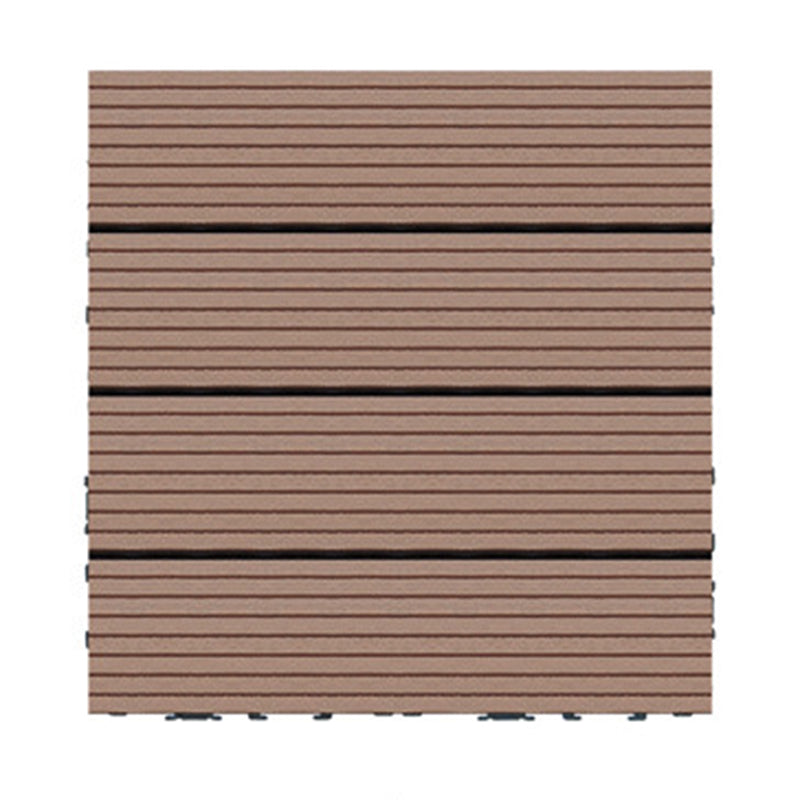 Lisslune | Wire brushed wooden floor tiles Click-Lock engineered wood for patio garden