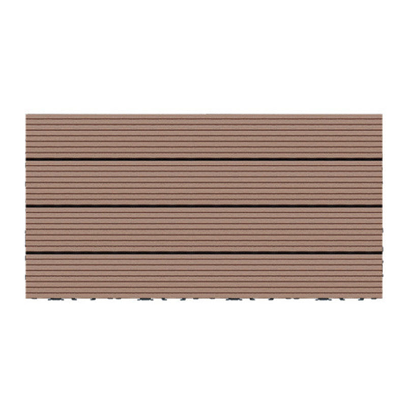 Lisslune | Wire brushed wooden floor tiles Click-Lock engineered wood for patio garden