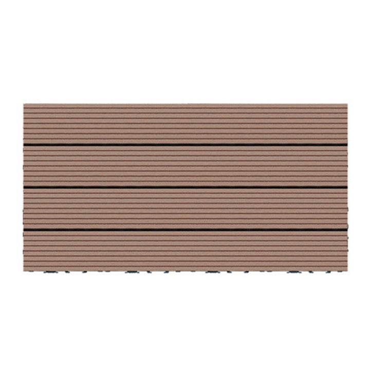 Lisslune | Wire brushed wooden floor tiles Click-Lock engineered wood for patio garden