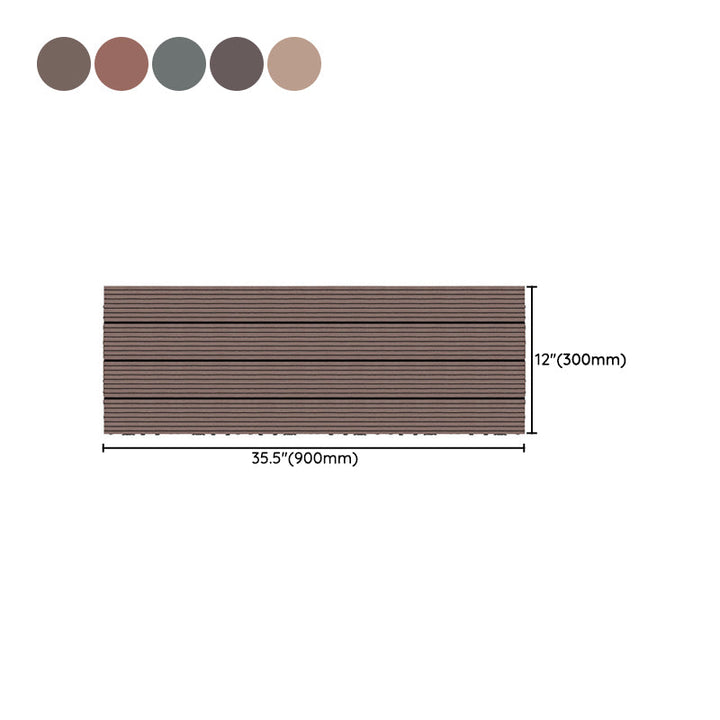 Lisslune | Wire brushed wooden floor tiles Click-Lock engineered wood for patio garden