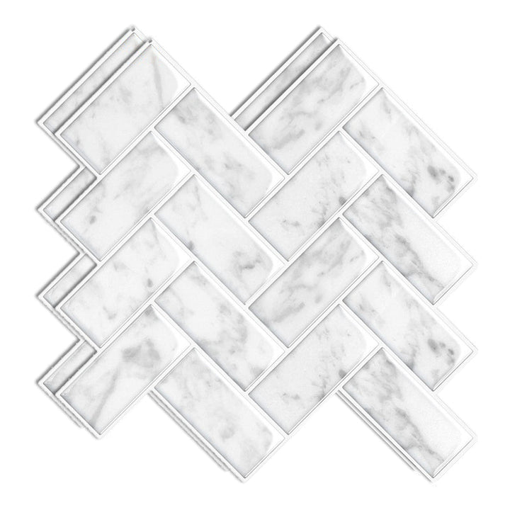 Lisslune | Modern Peel and Stick Backsplash Wall Tile PVC Peel & Stick Field Tile