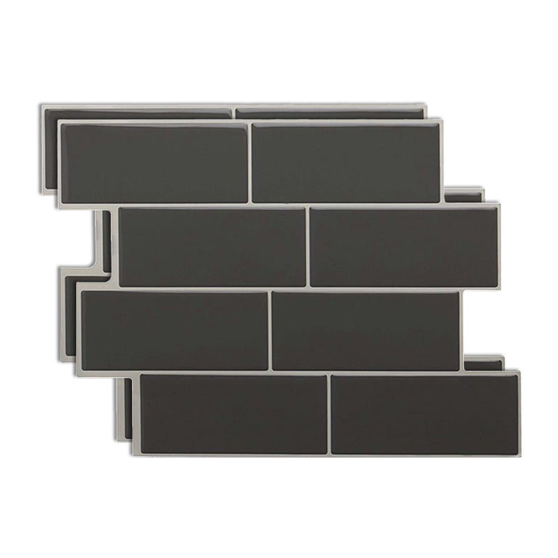 Lisslune | Modern Peel and Stick Backsplash Wall Tile PVC Peel & Stick Field Tile