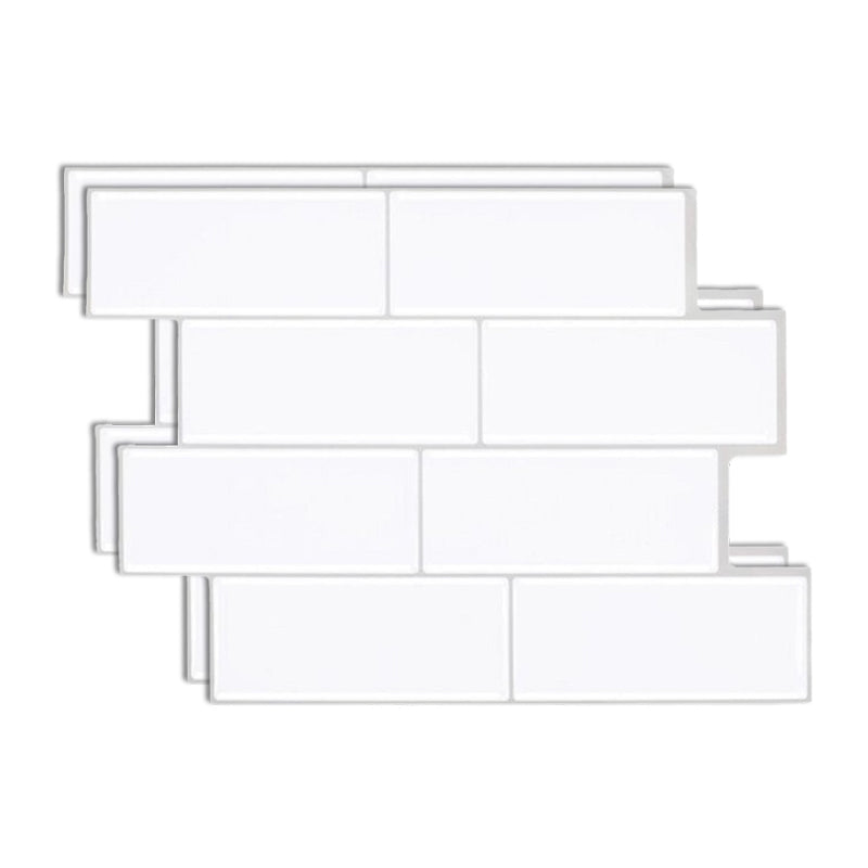Lisslune | Modern Peel and Stick Backsplash Wall Tile PVC Peel & Stick Field Tile