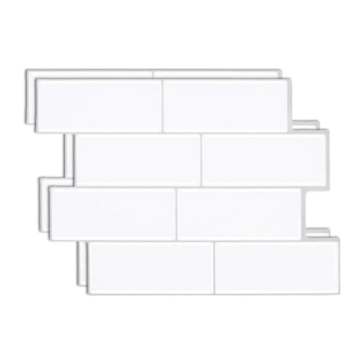 Lisslune | Modern Peel and Stick Backsplash Wall Tile PVC Peel & Stick Field Tile