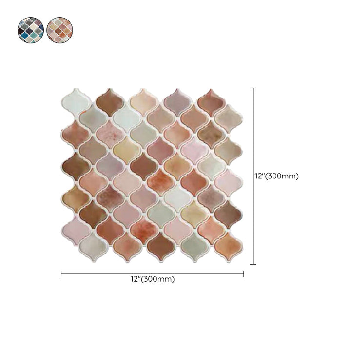 Lisslune | Modern Peel and Stick Backsplash Wall Tile PVC Peel & Stick Field Tile
