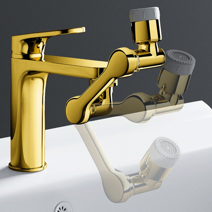 Lisslune | Glam Bathroom Single-Lever Mixer Brass Faucet Sink Basin Faucet