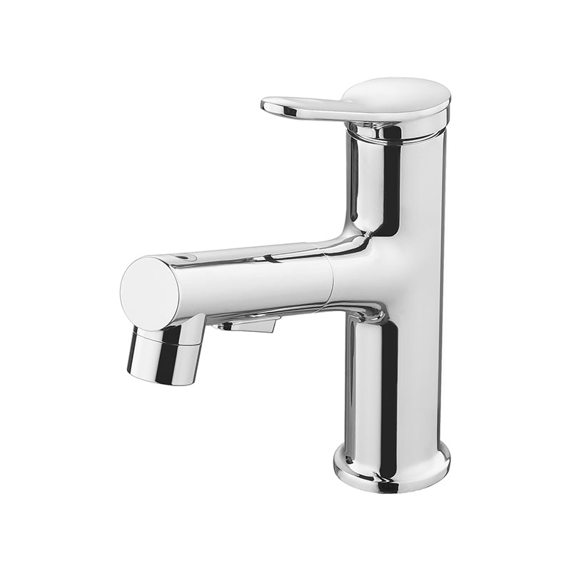 Lisslune | Contemporary Vessel Faucet Copper Single Handle Low Arc Pull Down Vessel Faucet for Home