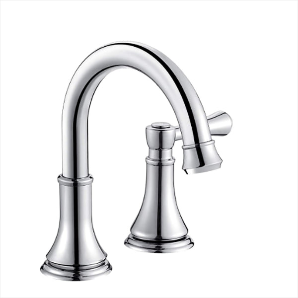 Lisslune | Modern Sink Faucet Widespread Faucet with 2 Handles and 3 Holes