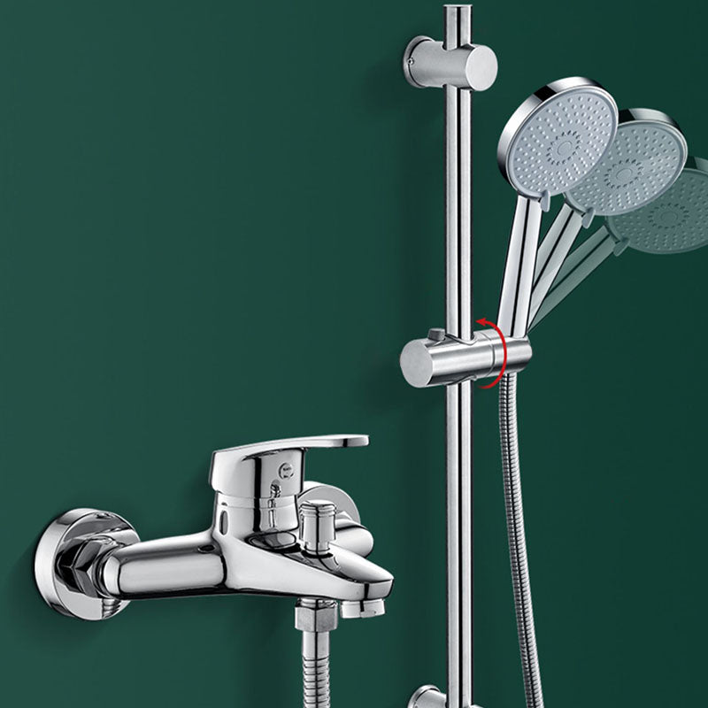 Lisslune | Rainfall Handheld Shower High Flow 3 Spray Patterns Wall Mounted Showerhead