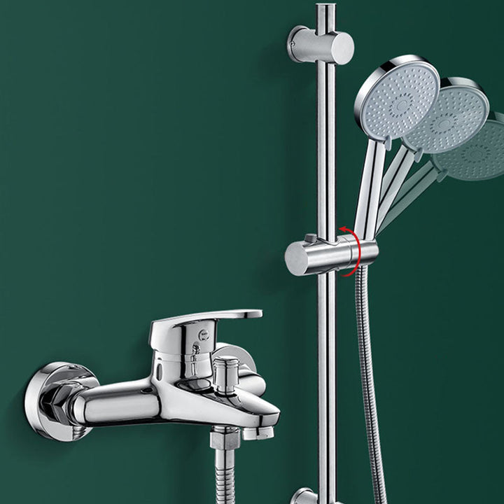 Lisslune | Rainfall Handheld Shower High Flow 3 Spray Patterns Wall Mounted Showerhead