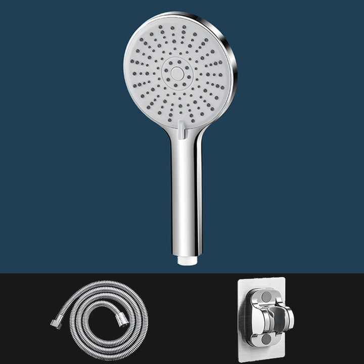Lisslune | ABS Plastic Handheld Shower High Pressure 5 Spray Patterns Wall Mounted Showerhead