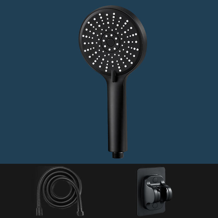Lisslune | ABS Plastic Handheld Shower High Pressure 5 Spray Patterns Wall Mounted Showerhead