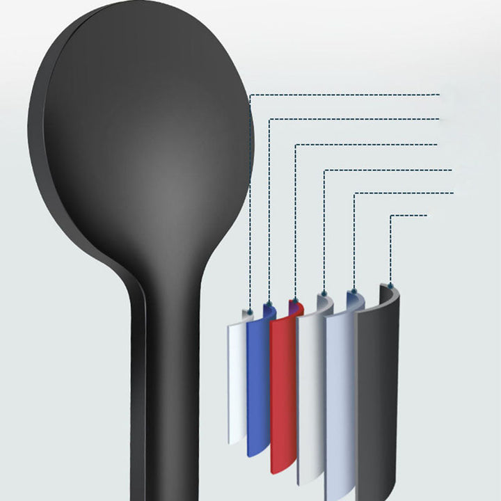 Lisslune | ABS Plastic Handheld Shower High Pressure 5 Spray Patterns Wall Mounted Showerhead