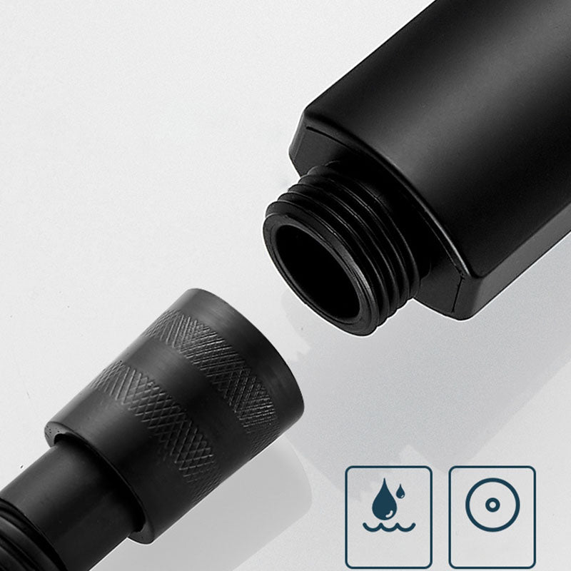Lisslune | ABS Plastic Handheld Shower High Pressure 5 Spray Patterns Wall Mounted Showerhead