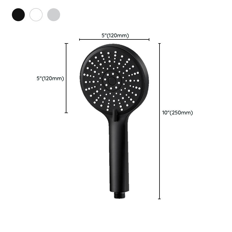 Lisslune | ABS Plastic Handheld Shower High Pressure 5 Spray Patterns Wall Mounted Showerhead