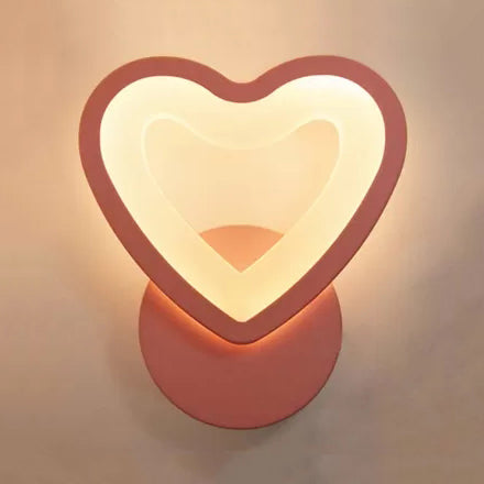 Skørter | Children's Beautiful Pattern Wall Light Acrylic Undertone LED Wall Lamp for Children's Room