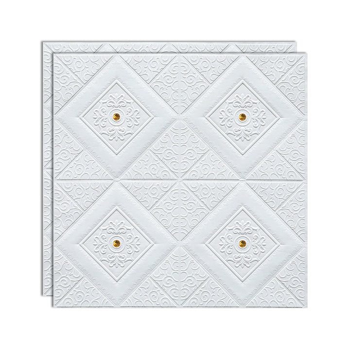 Lisslune | 3D embossed interior wall covering Self-adhesive geometric texture wall covering