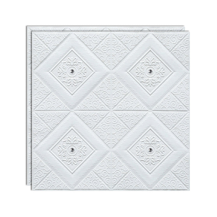 Lisslune | 3D embossed interior wall covering Self-adhesive geometric texture wall covering