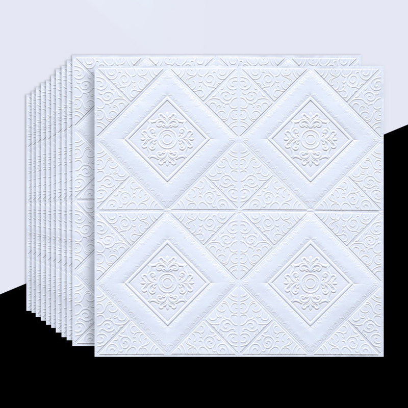 Lisslune | 3D embossed interior wall covering Self-adhesive geometric texture wall covering