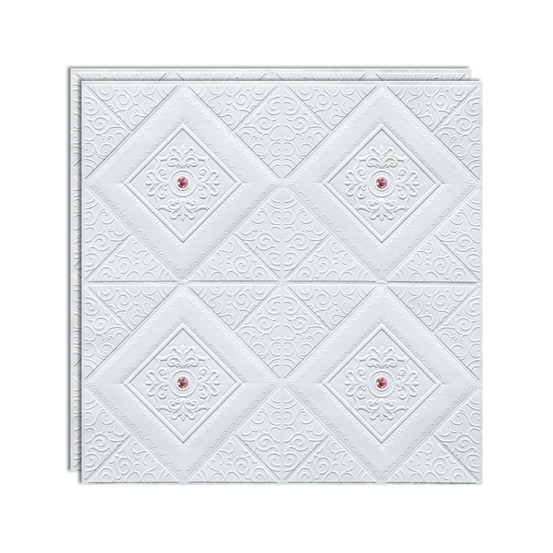 Lisslune | 3D embossed interior wall covering Self-adhesive geometric texture wall covering