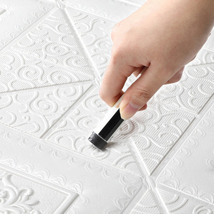 Lisslune | 3D embossed interior wall covering Self-adhesive geometric texture wall covering