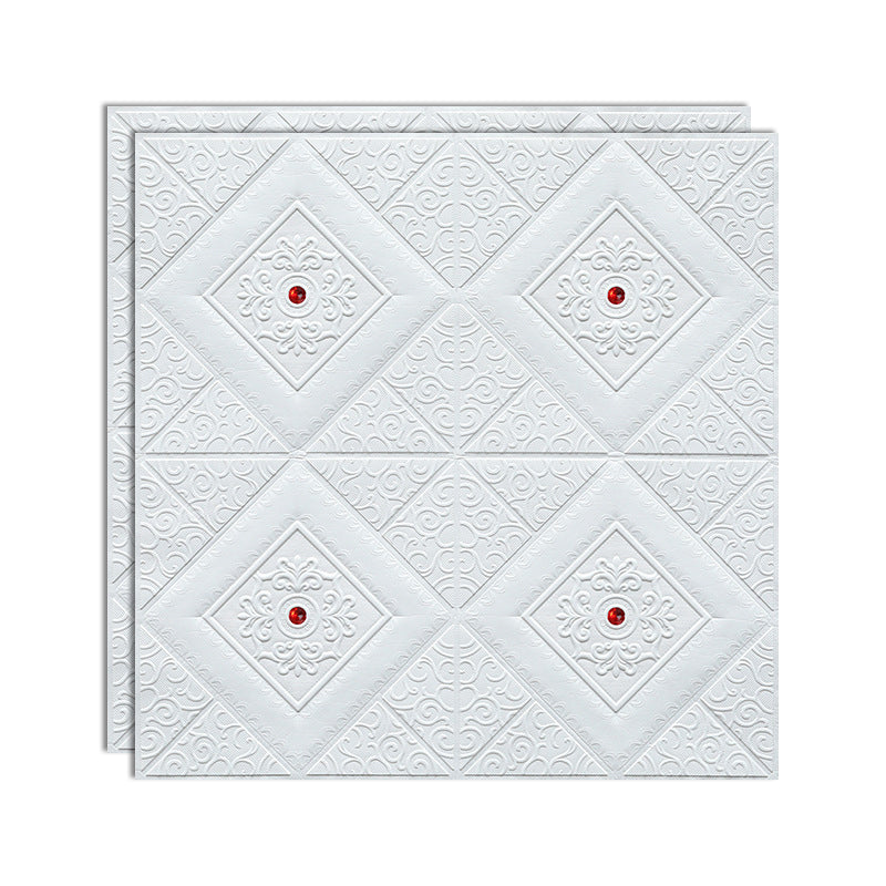 Lisslune | 3D embossed interior wall covering Self-adhesive geometric texture wall covering