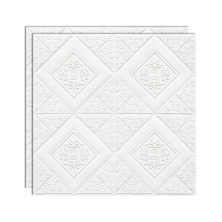 Lisslune | 3D embossed interior wall covering Self-adhesive geometric texture wall covering
