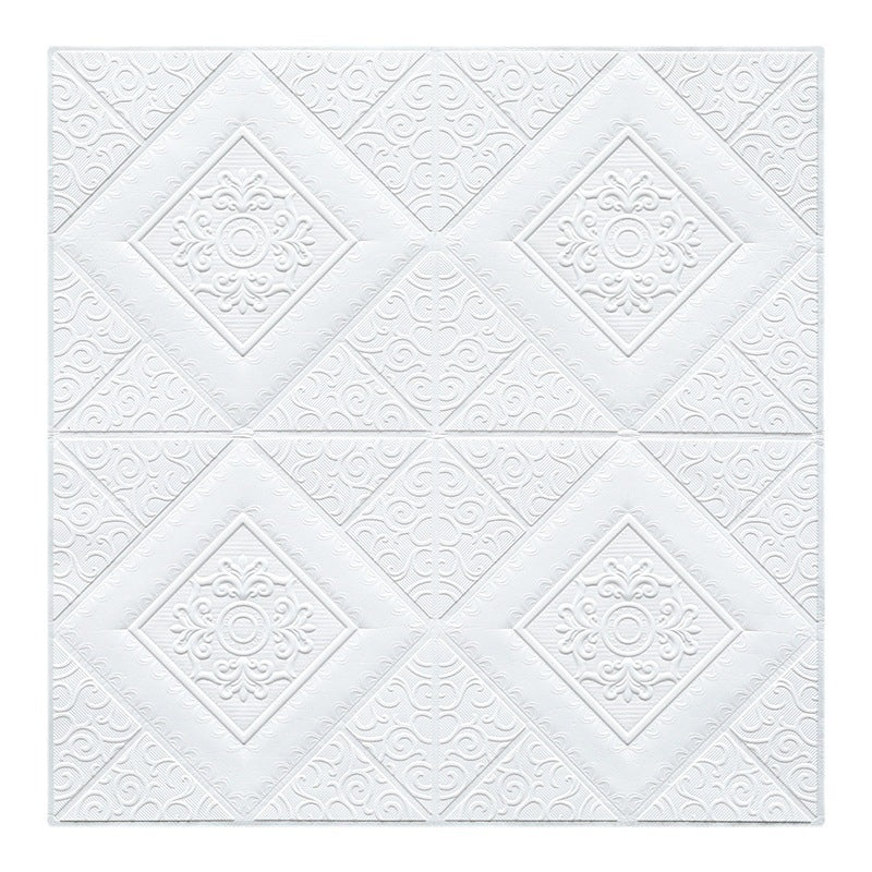 Lisslune | 3D embossed interior wall covering Self-adhesive geometric texture wall covering