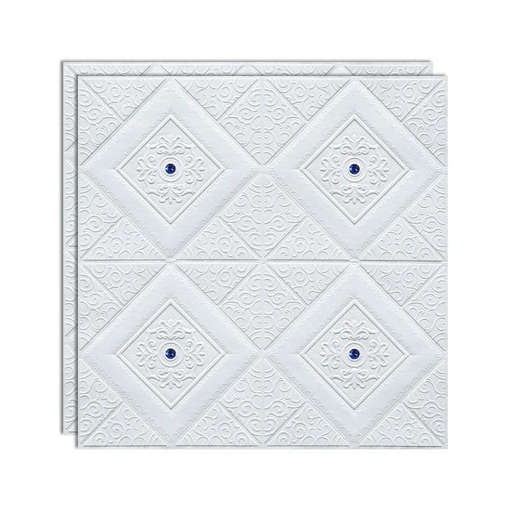 Lisslune | 3D embossed interior wall covering Self-adhesive geometric texture wall covering