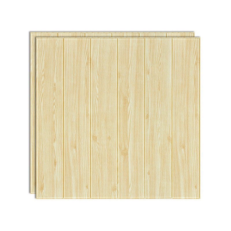 Lisslune | 3D Embossed Interior Wall Covering Self-Adhesive Wood Look Wall Paneling