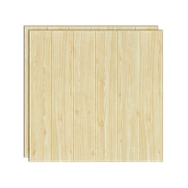 Lisslune | 3D Embossed Interior Wall Covering Self-Adhesive Wood Look Wall Paneling