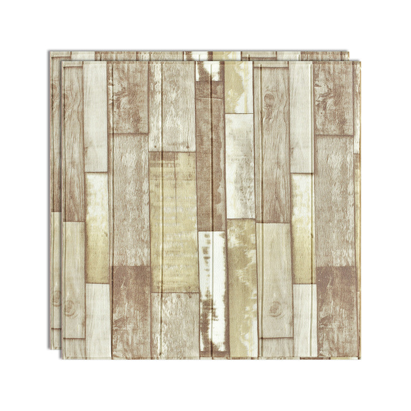 Lisslune | 3D Embossed Interior Wall Covering Self-Adhesive Wood Look Wall Paneling