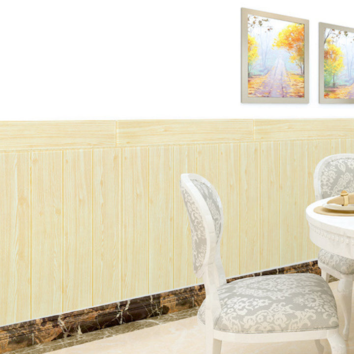 Lisslune | 3D Embossed Interior Wall Covering Self-Adhesive Wood Look Wall Paneling