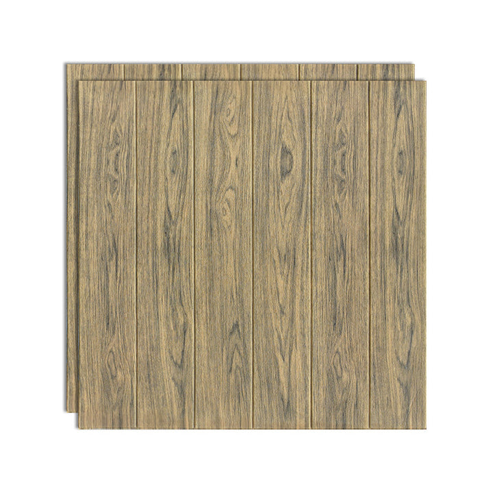 Lisslune | 3D Embossed Interior Wall Covering Self-Adhesive Wood Look Wall Paneling